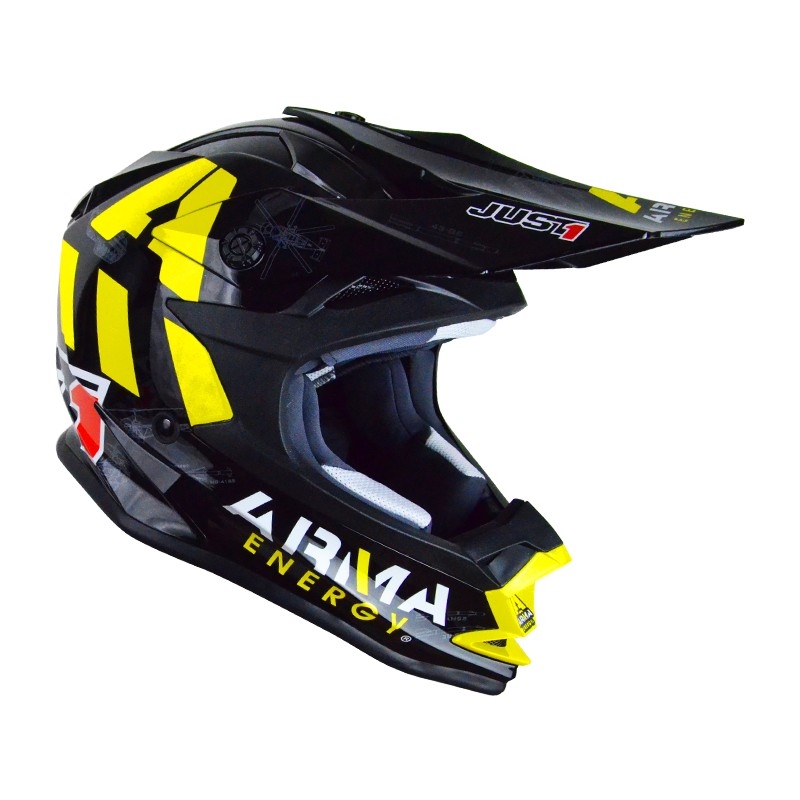 картинка Кроссовый шлем JUST 1 J32 Arma Matt Black 